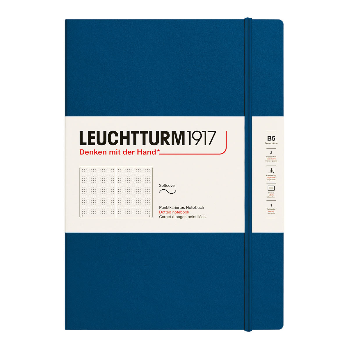 Leuchtturm1917 Notebook B5 Soft Cover, Dotted