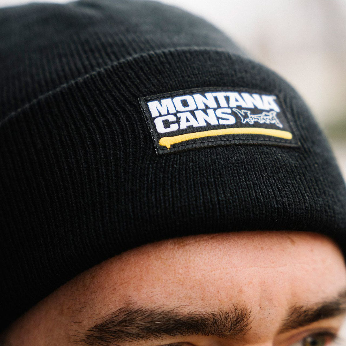 Montana Cans Typo Logo Beanie Black - image 3