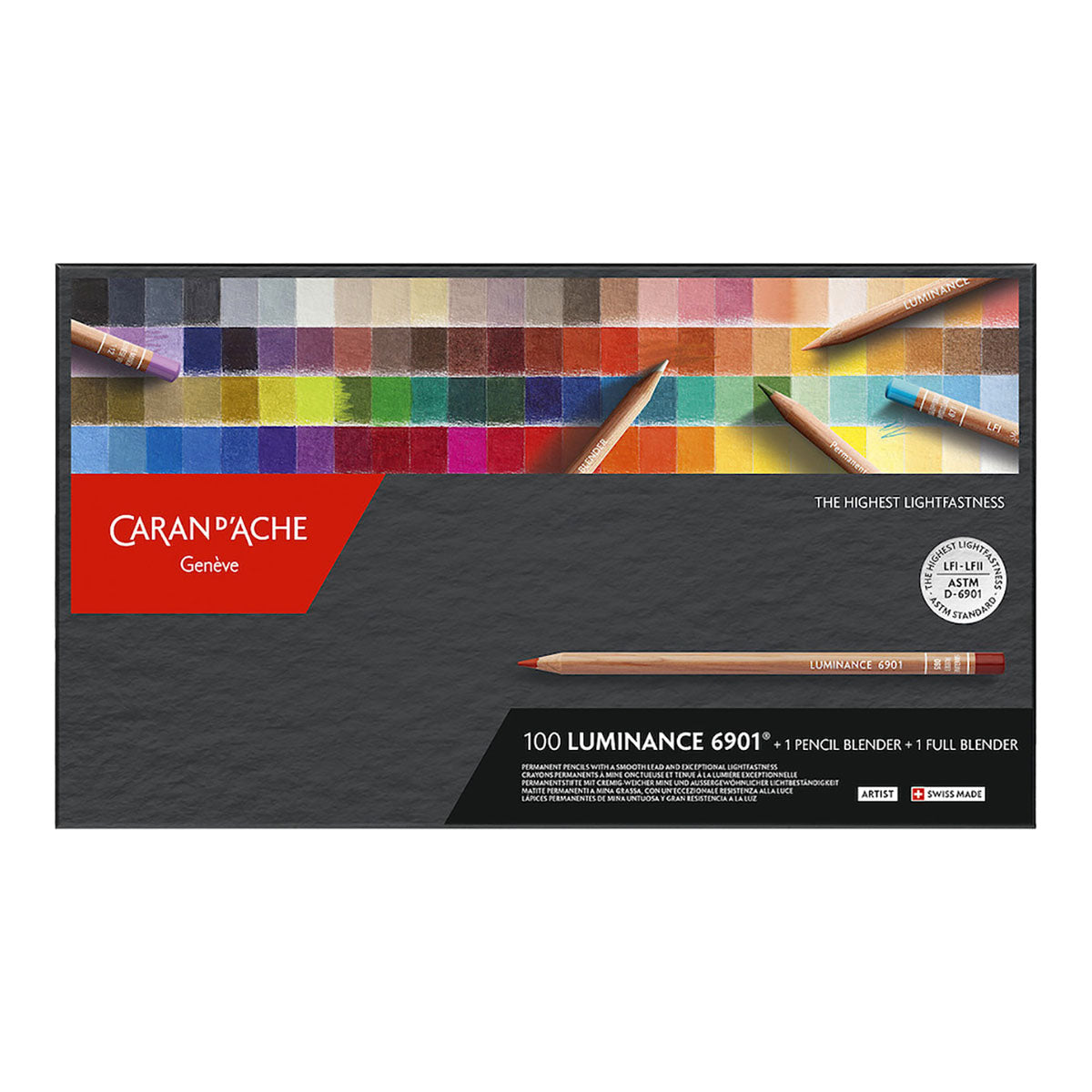 Caran d’Ache Luminance 6901 Coloured Pencils 100 Set