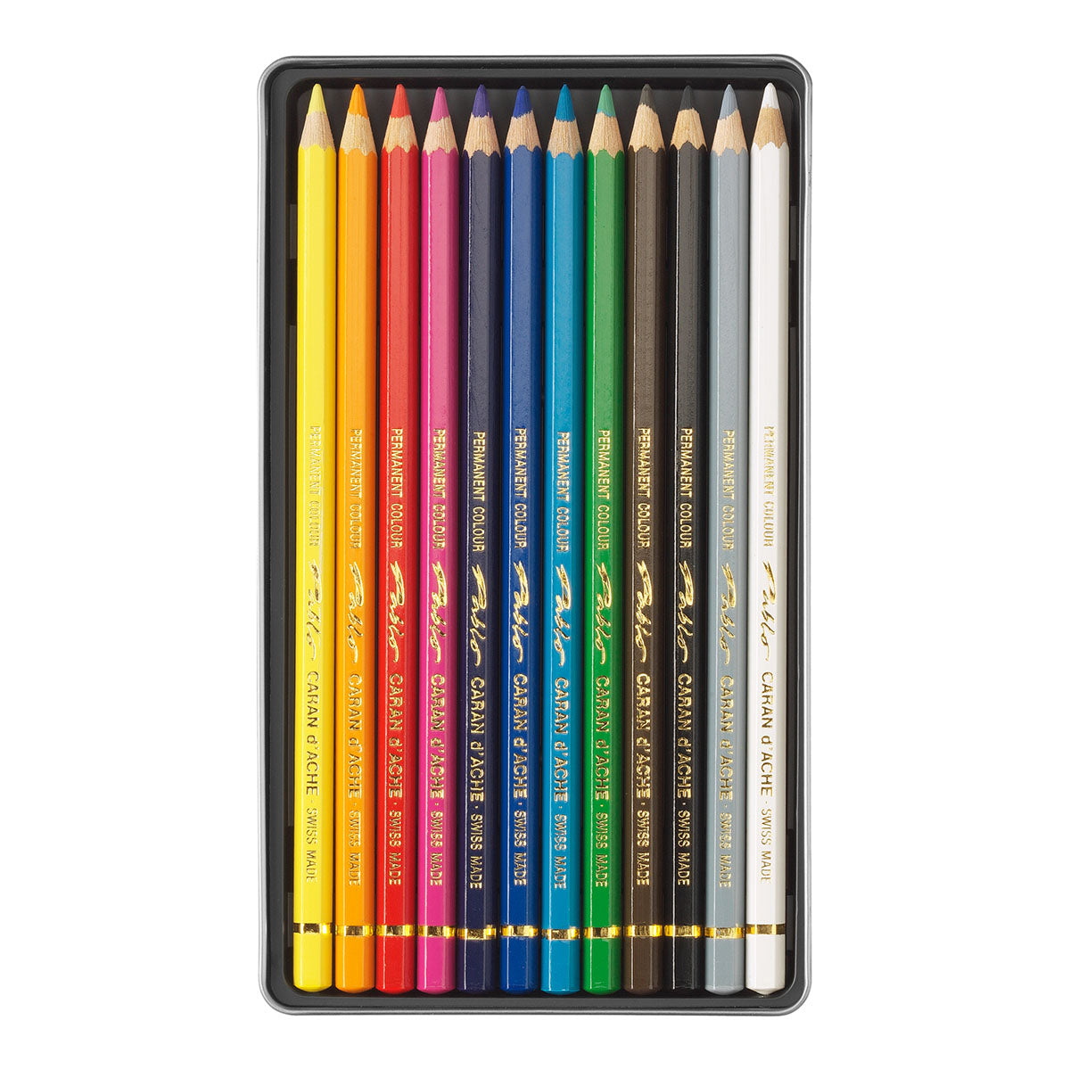 Caran d'Ache Pablo Coloured Pencils 12 Set