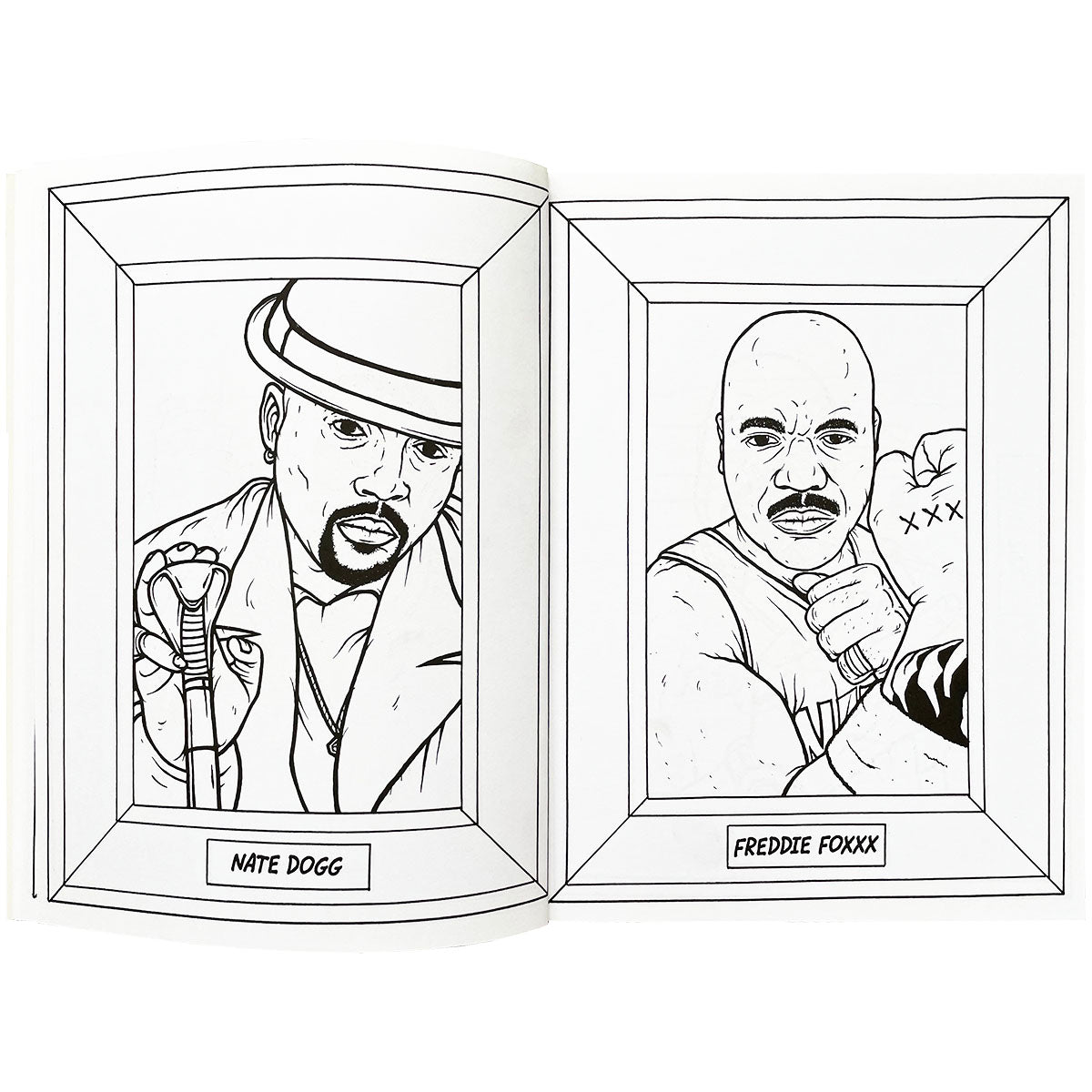 Gangsta Rap Coloring Book by Aye Jay