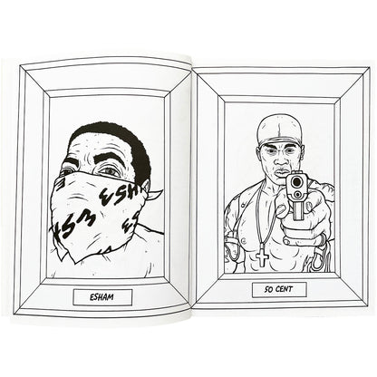 Gangsta Rap Coloring Book by Aye Jay