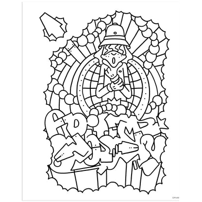 Graffiti Style Coloring Book