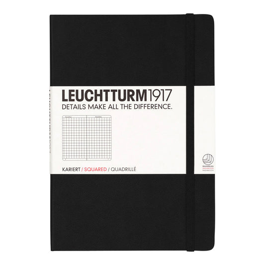 Leuchtturm1917 Notebook A5 Hard Cover, Squared