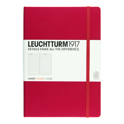 Leuchtturm1917 Notebook A5 Hard Cover, Ruled