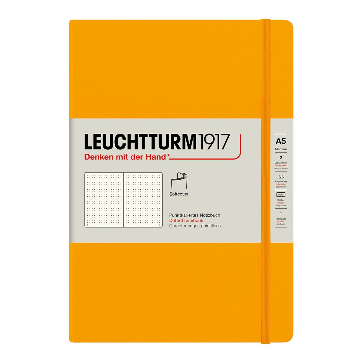 Leuchtturm1917 Notebook A5 Soft Cover, Dotted