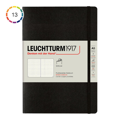 Leuchtturm1917 Notebook A5 Soft Cover, Dotted