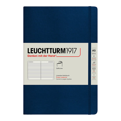 Leuchtturm1917 Notebook A5 Soft Cover, Ruled