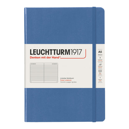 Leuchtturm1917 Notebook A5 Soft Cover, Ruled