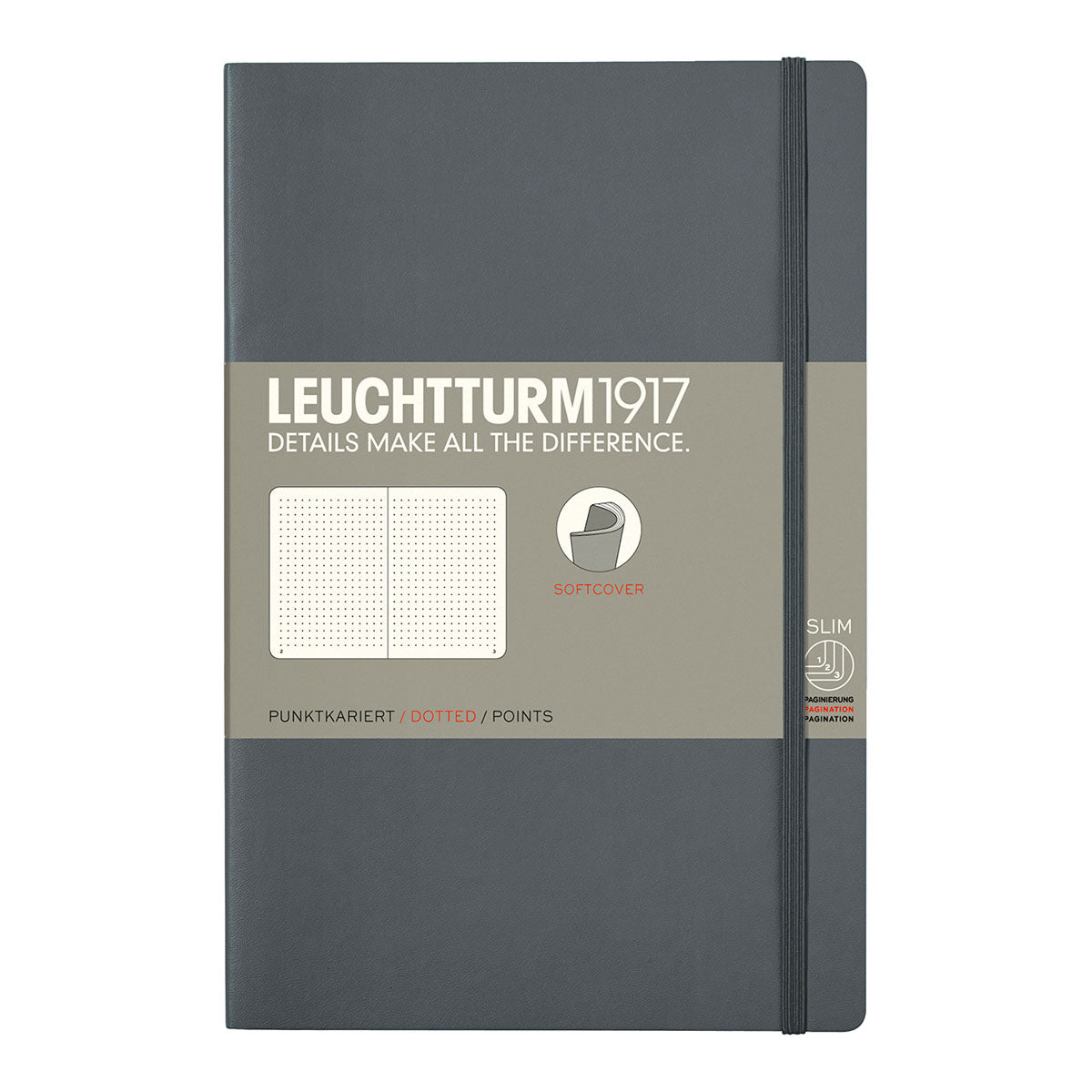 Leuchtturm1917 Notebook B6+ Soft Cover, Dotted