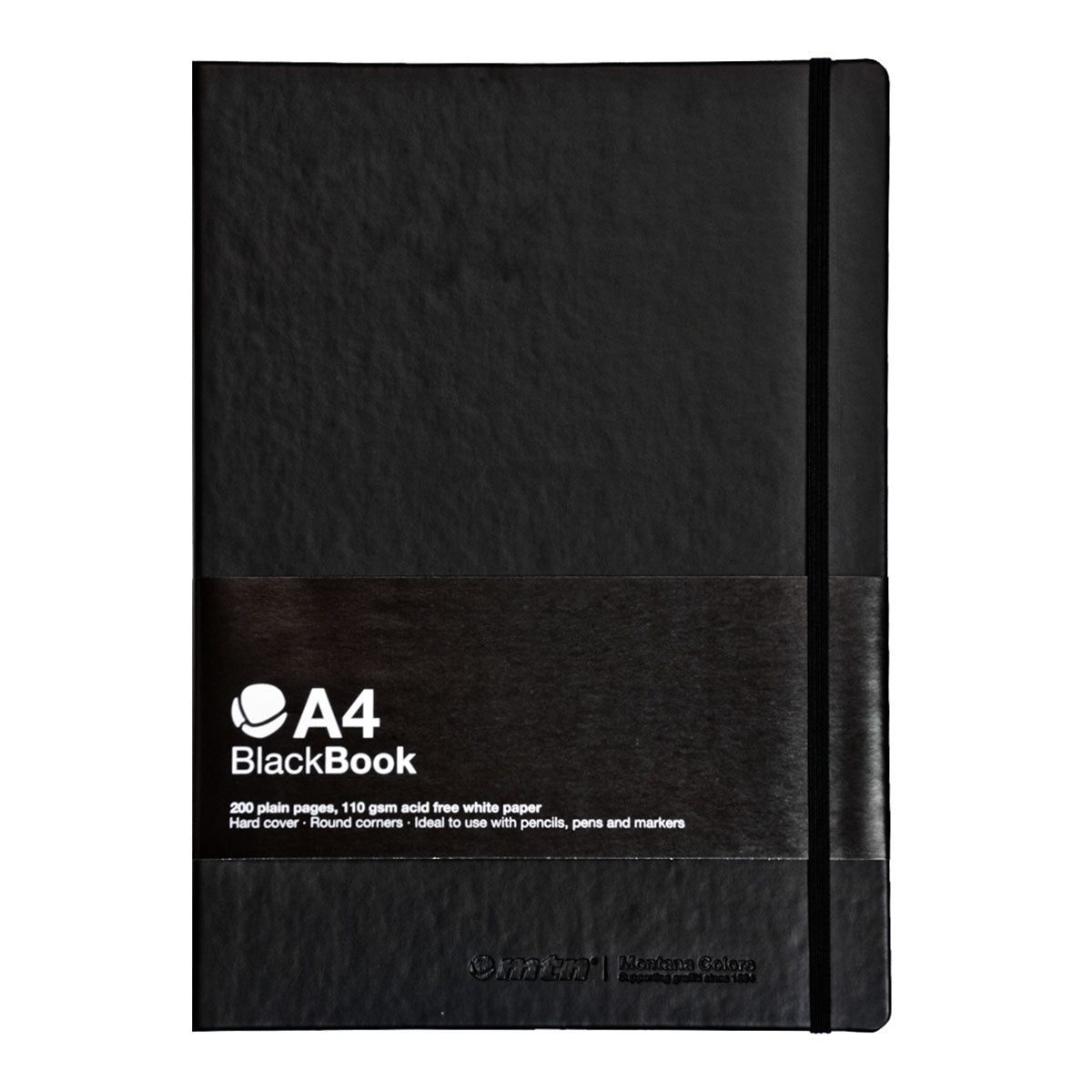 MTN Blackbook Hardcover A4 Portrait White Paper