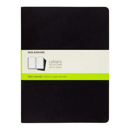 Moleskine Cahier X-Large Journal Plain Set of 3