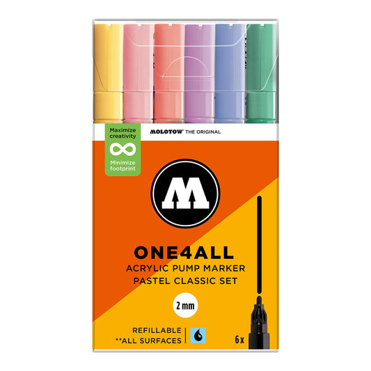 Molotow ONE4ALL 127HS 6set Pastel Classic