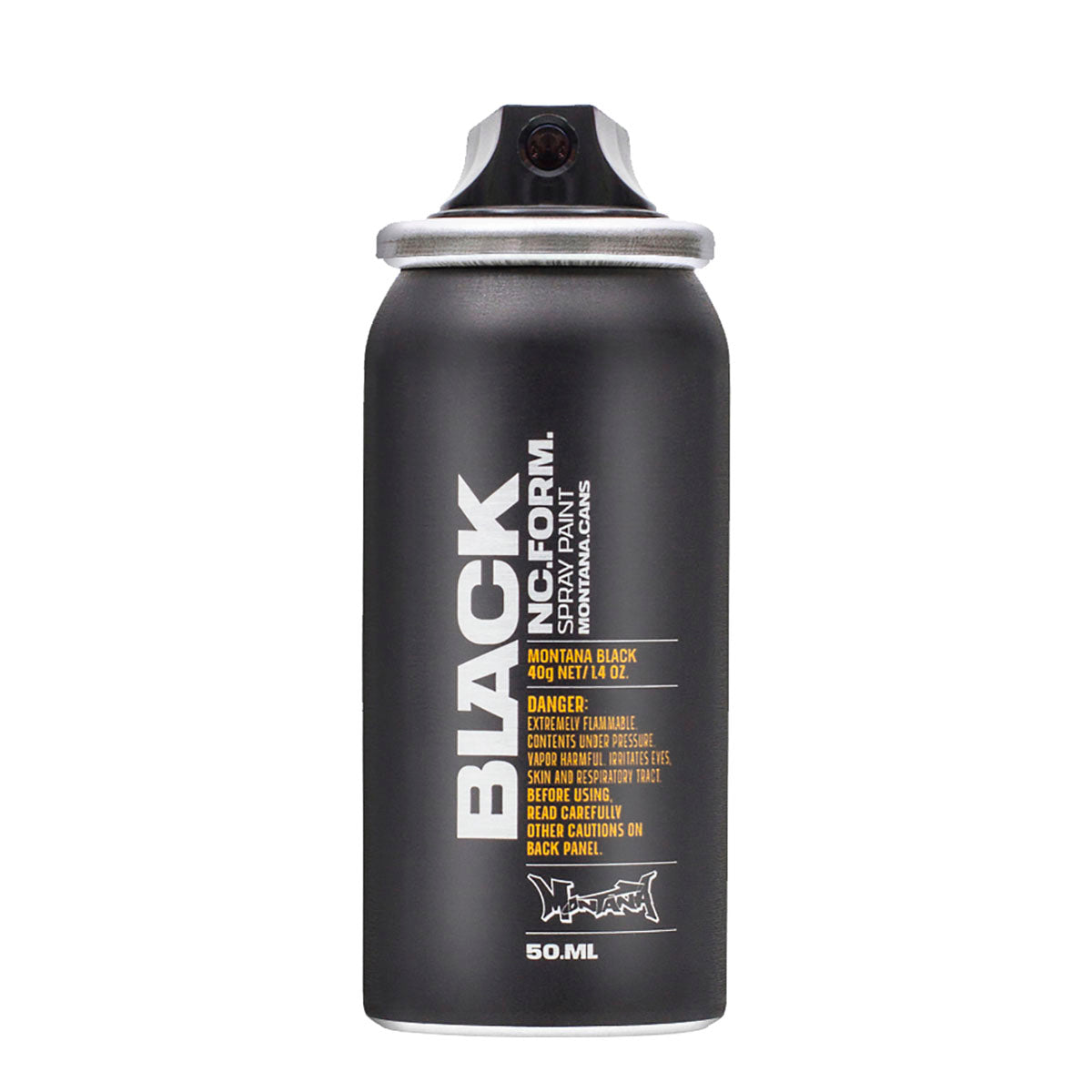 Montana BLACK Spray Paint 50ml