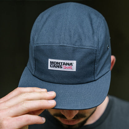 Montana Typo Logo 5-Panel Cap Navy