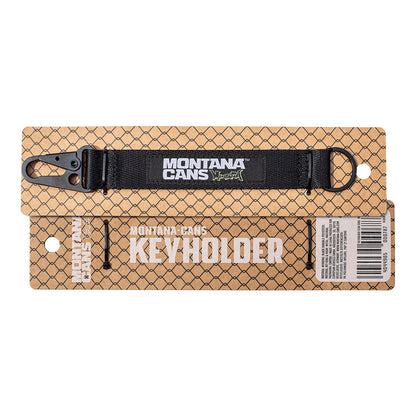 Montana Typo Logo Key Holder Black