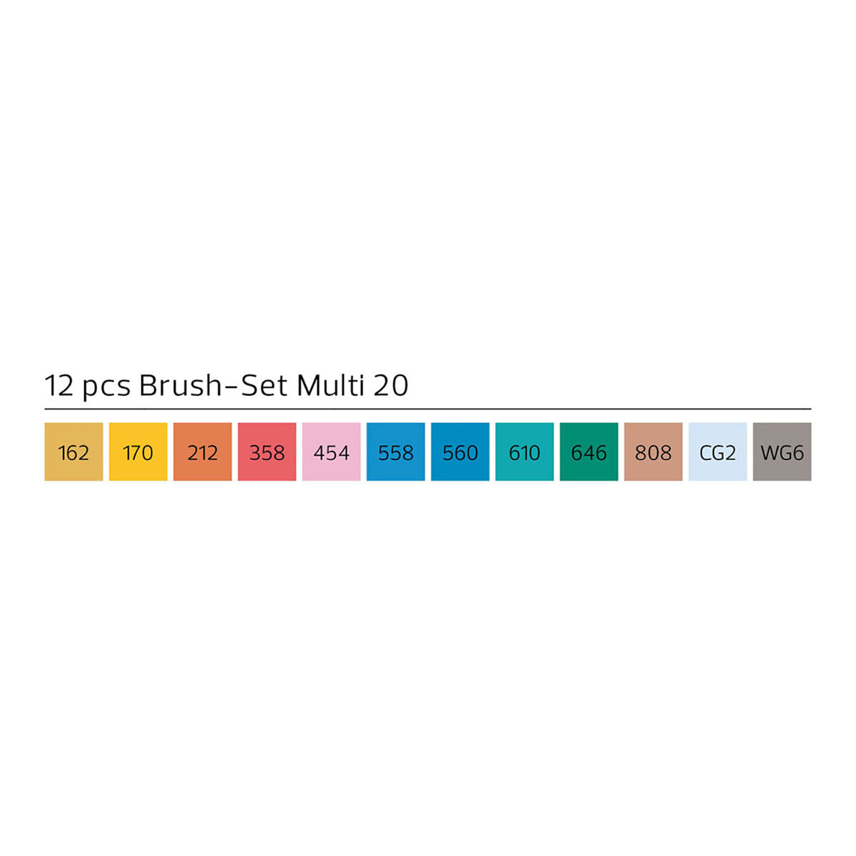 Stylefile Marker Brush 12 set Multiset 20