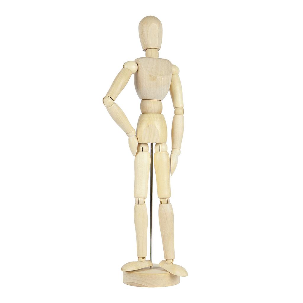 Talens Wooden Manikin 30 cm, Male