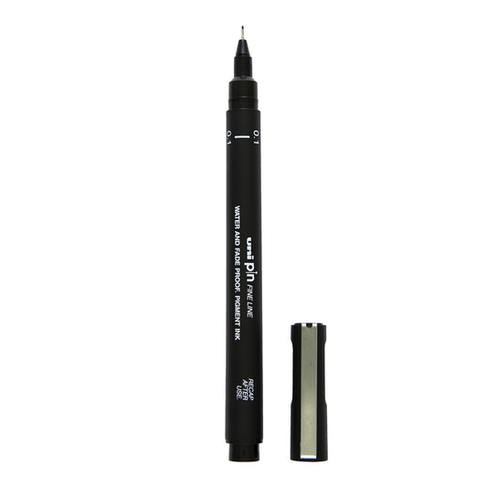 Uni Pin Fine Line Pen, Black