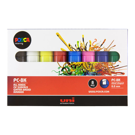 Uni Posca Marker PC-8K, 8set