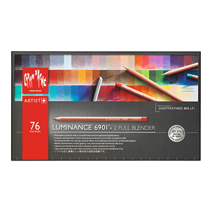 Caran d'Ache Luminance 6901 Coloured Pencils 76 Set