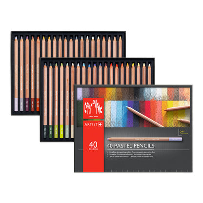 Caran d'Ache Pastel Coloured Pencils 40 Set