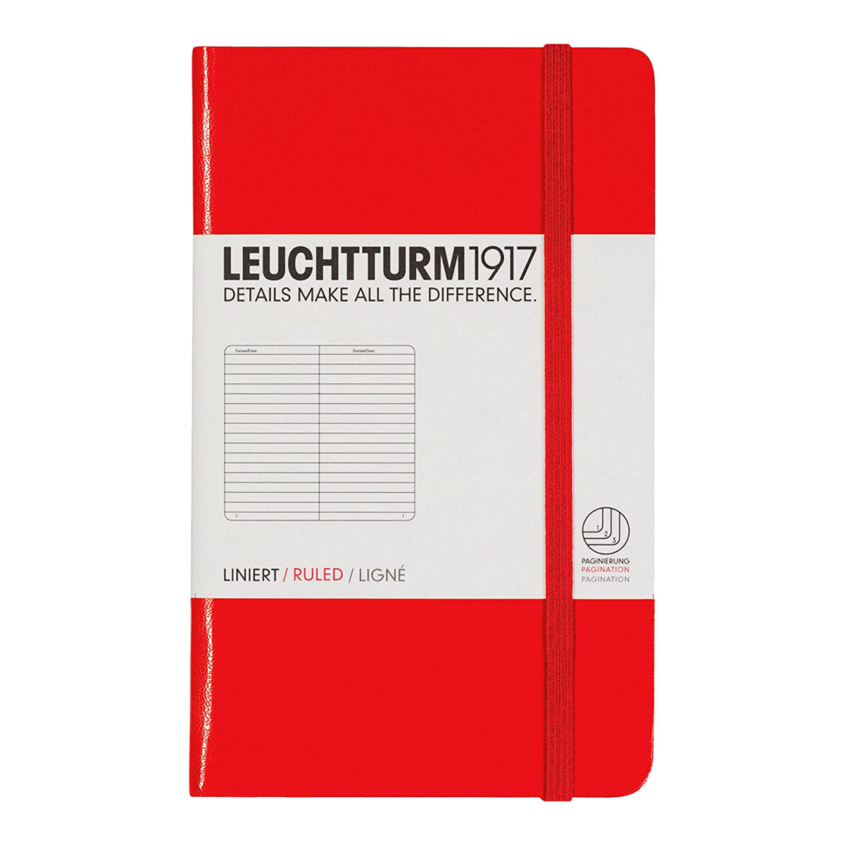 Leuchtturm1917 Pocket Notebook A6, Ruled