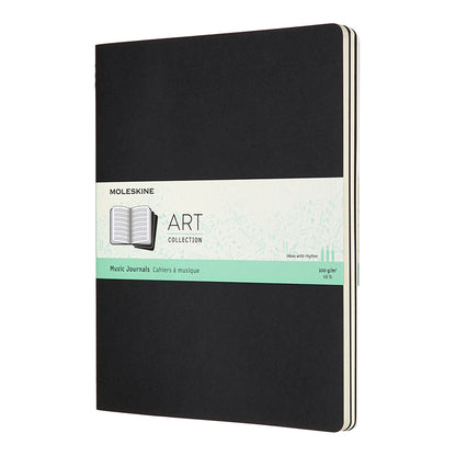 Moleskine Cahier Music Journal X-Large Set of 3