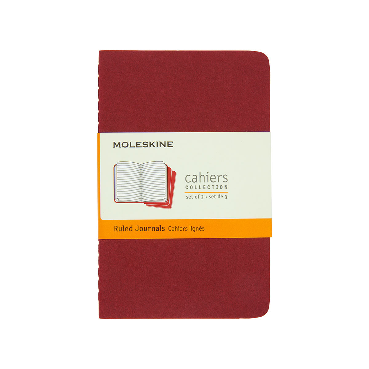 Moleskine Cahier Pocket Journal Ruled Set of 3