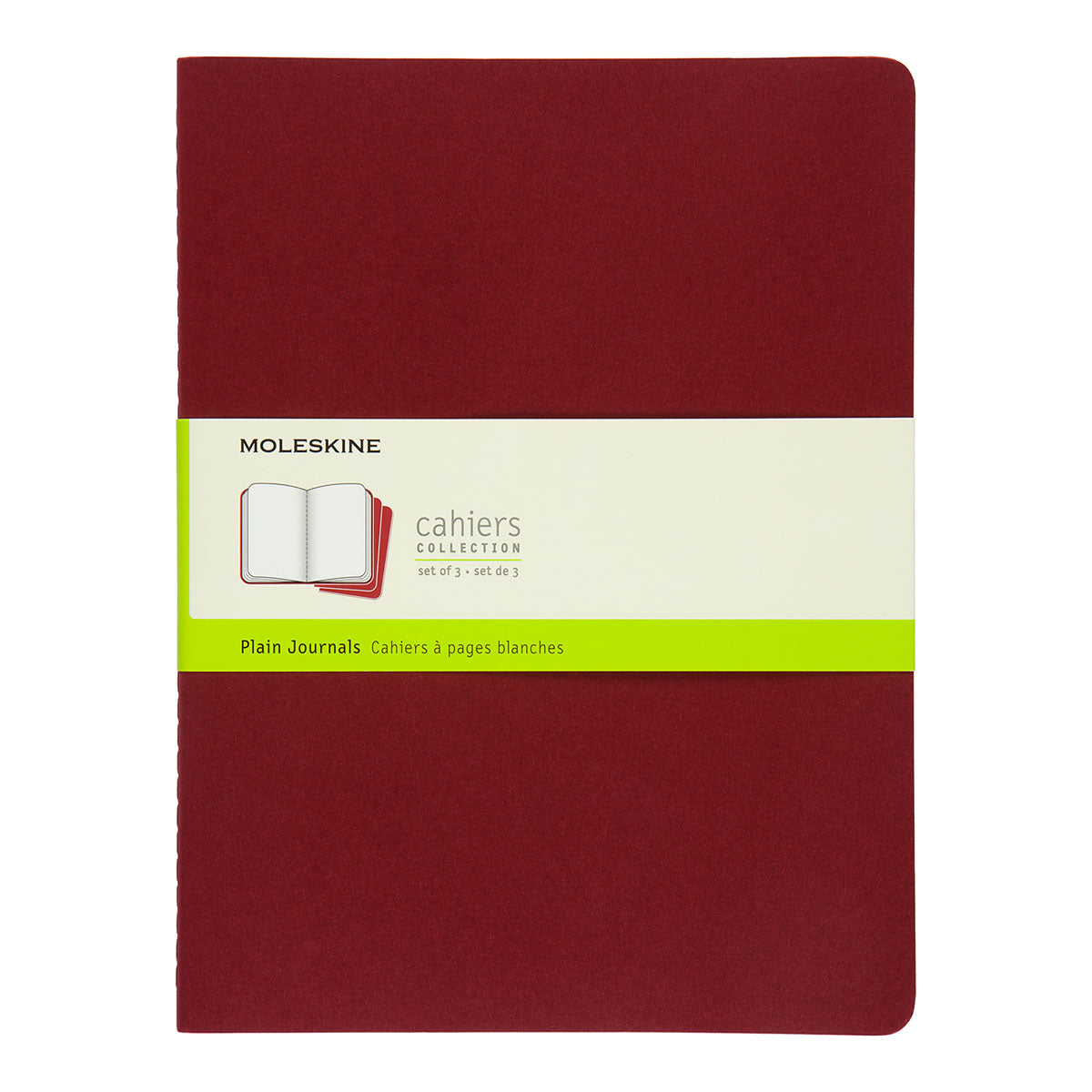 Moleskine Cahier X-Large Journal Plain Set of 3