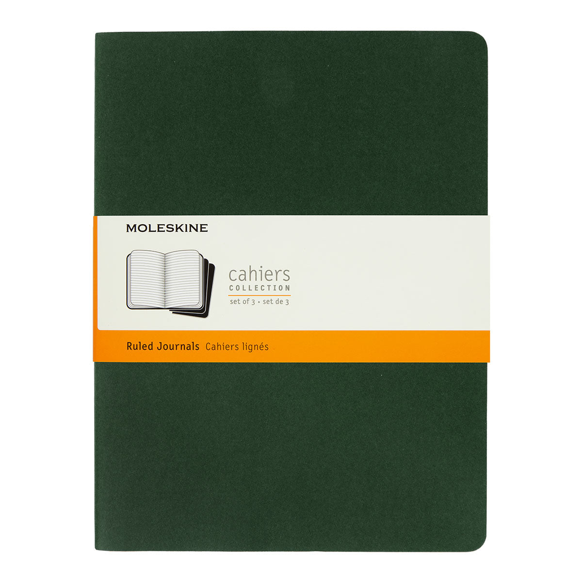 Moleskine Cahier X-Large Journal Ruled Set of 3