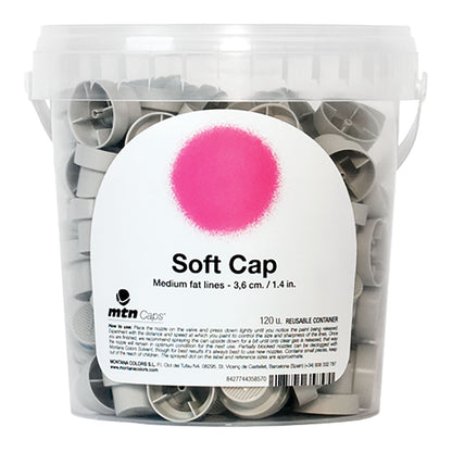 MTN Blue Soft Cap Bucket, 120 Caps