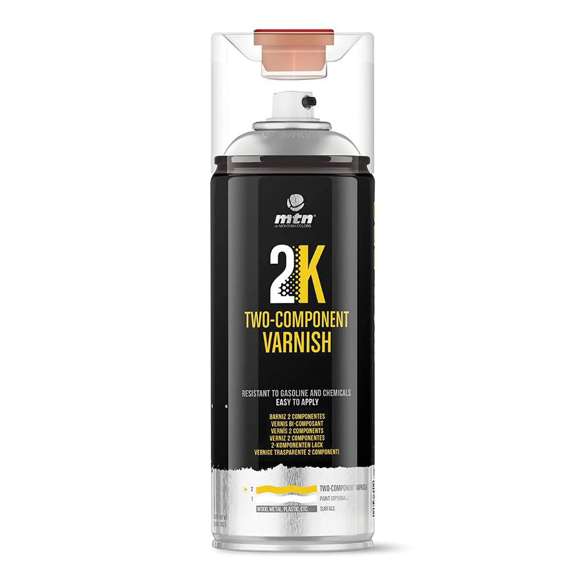 MTN PRO 2K Two Component Spray Varnish Matt 400ml