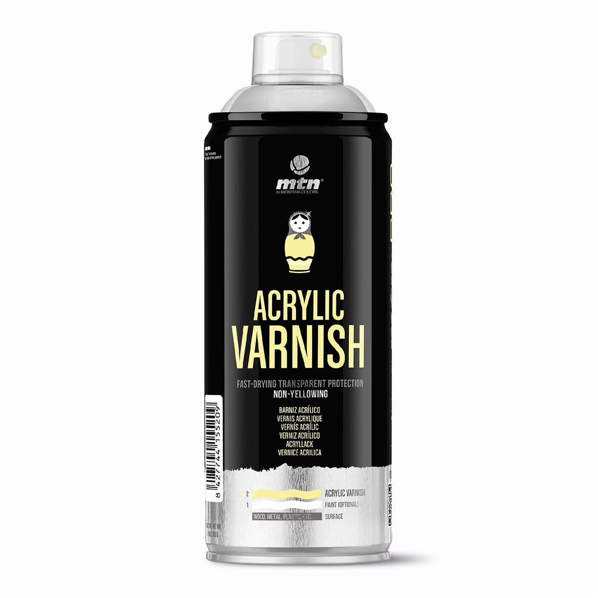 MTN PRO Acrylic Spray Varnish Satin 400ml - image 1