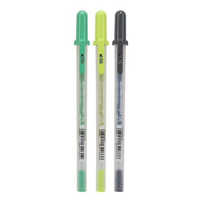 Sakura Gelly Roll 06 Moonlight 0.3 mm 3 set Botanic Colors