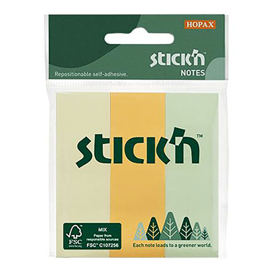 Stick'N Notes FSC 76x25 mm 3 Colors/150 Sheets - image 1