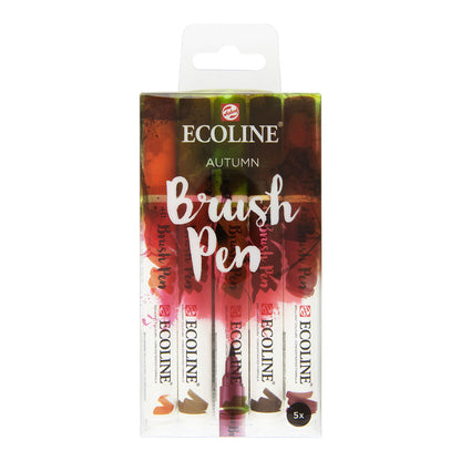 Talens Ecoline Brush Pen 5 set, Autumn Colors