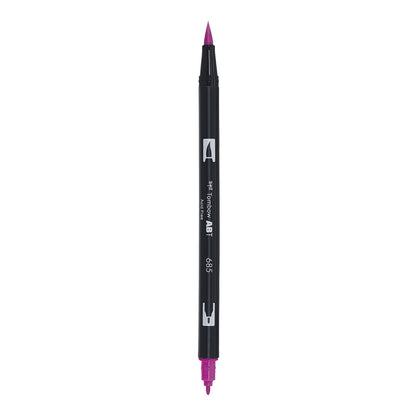 Tombow ABT Dual Brush Pen in Deep Magenta (685)